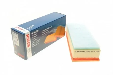 Фільтр повітряний Fiat Scudo/Citroen Jumpy 2.0 HDI 07- (з поролоном) BOSCH F026400058