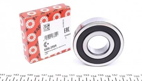 Підшипник (30x72x19) FAG 6306.2RSR