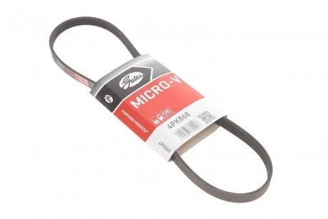 Ремінь генератора Citroen Jumper/Peugeot Boxer/Mitsubishi Lancer III/Colt II 1.0-3.4 83-11 Gates 4PK868