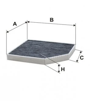 Фільтр салону WIX = FN K1278A WIX FILTERS WP9329