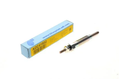 Свічка розжарювання Mitsubishi L200/L300/Pajero 2.5 TD -00 (12V) BLUE PRINT ADC41802