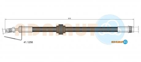 Тормозной шланг ADRIAUTO 41.1258
