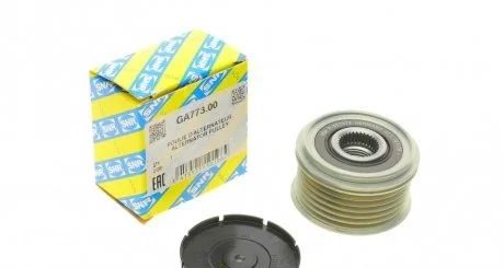 Шків генератора Mitsubishi Lancer VIII/Outlander II/III 1.8/2.0 06- (54.9x37.4) SNR NTN GA773.00