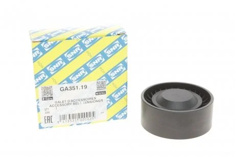 Паразитний / провідний ролик, поліклиновий ремінь SNR SNR NTN GA351.19