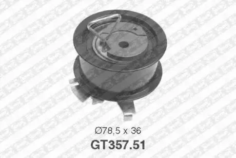 Ролик ГРМ VW T5 1.9TDI (натяжний) (78.5х35.2) SNR NTN GT357.51