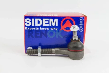 Наконечник рульової тяги Peugeot 206/307 00-/Citroen C4 05-11 Пр. SIDEM 53434