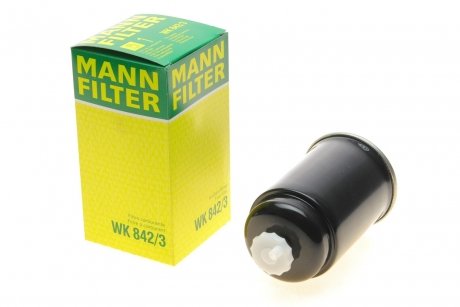 Фільтр паливний VW LT 2.4D/T3 1.6D/TD -88 MANN WK 842/3 (фото 1)