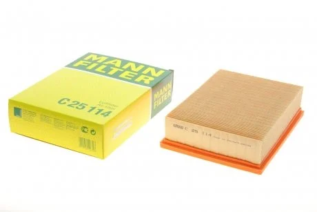 Фільтр повітряний BMW 3 (E36/E46)/5 (E39) 1.9-3.2i M43/M52/M54/S50 90-07 MANN C 25 114