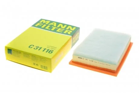 Фільтр повітряний C 31116 MANN C 31 116