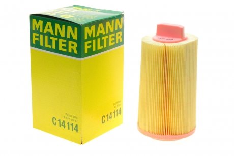 Фильтр воздушный MB Sprinter 1.8 M271 08-/C-class (W203/W204)/E-class (W211) 1.8 M271 02-09 MANN C 14 114 (фото 1)