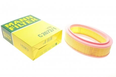 Фільтр повітряний Renault Kangoo 1.4 97-07/Logan 1.4-1.6 04-/Clio 1.4 98-01/Sandero 1.4-1.6MPI 08-11 MANN C 2672/1