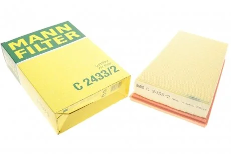 Фільтр повітряний Nissan Qashqai 1.6/2.0/dCi/X-Trail 2.0 16V/dCi 07-14/Renault Koleos 2.0dCi 08- MANN C 2433/2