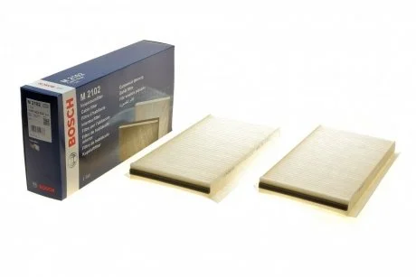 Фильтр салона BMW 5 (E60/E61)/6 (E63/E64) 2.0-5.0 01-10 (к-кт 2шт.) BOSCH 1987432102 (фото 1)