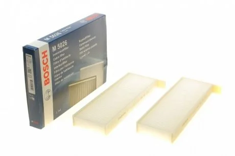 Фільтр салону Citroen Berlingo/Peugeot Partner 08-(к-кт 2 шт.) BOSCH 1987435026