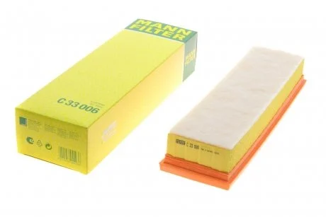 Фільтр повітряний Renault Dokker 1.6MPI 12-/Logan/Sandero 1.4 /1.6/MPI 11-/Lada Largus 1.6 12- MANN C 33 006