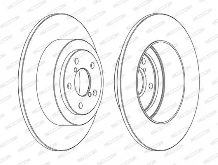 Тормозной диск FERODO DDF1647C