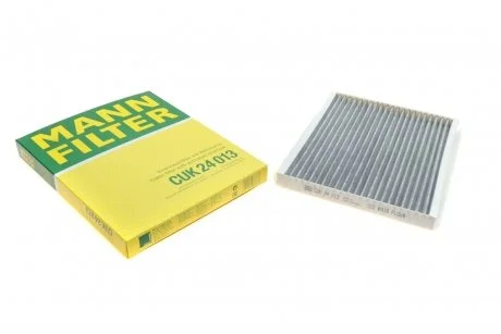 Фільтр салону Hyundai Elantra 06-/i20/i30 12-/Creta 16-/Kia Ceed/Carens/Cerato 12- (вугільний) MANN CUK 24 013