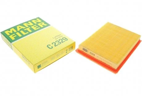 Фільтр повітряний Renault Koleos 2.5 08-/Honda Civic 1.4/1.6 91-01/Nissan Juke 1.2-1.6/LPG/1.5dCi 10- MANN C 2329