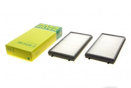 Фильтр салона BMW 7 (E65/E66) 01-08/Rolls-Royce 03- (к-кт 2шт) MANN CU 3124-2