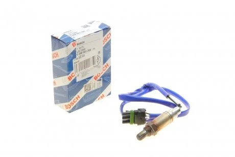 Лямбда-зонд (кількість дротів 3, 910мм) (перед каталізатором) CHEVROLET VECTRA OPEL ASCONA C, ASTRA F, CALIBRA A, CORSA A, KADETT E, KADETT E COMBO, KADETT E/KOMBI, MONZA A, OMEGA A 1.2-3.0 08.84- 0 258 003 300 BOSCH 0258003300