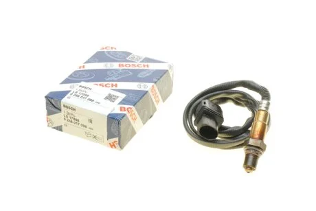 Лямбда-зонд (кількість дротів 5, 1400мм) BMW 1 (E81), 1 (E82), 1 (E87), 1 (E88), 3 (E90), 3 (E91), 3 (E92), 3 (E93), 5 (E60), 5 (E61), 5 (F10), 5 (F11), 6 (E63), 6 (E64) 2.5/3.0 09.04-08.16 0 258 017 098 BOSCH 0258017098