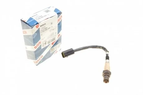 Лямбда-зонд (кількість дротів 4, 240мм) HYUNDAI COUPE II, ELANTRA III, HIGHWAY, MATRIX, TIBURON, TRAJET, TRAJET/MINIVAN, TUCSON, TUCSON/SUV KIA CEE\'D, CERATO I 1.8/2.0/2.0LPG 08.96-12.12 0 258 986 684 BOSCH 0258986684