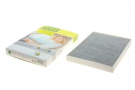 Фільтр салону Audi A4/ A5/ Q5/ Q7 2.0-3.0 TDI 15- (вугільний/антибактеріальний) MANN FP 31 003