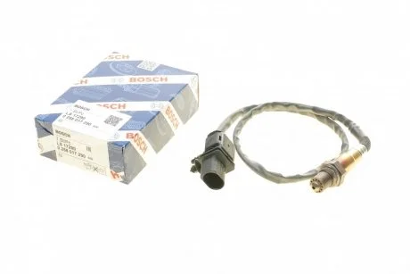 Лямбда-зонд (кількість дротів 5, 688мм) FORD B-MAX, C-MAX II, ECOSPORT, FIESTA VI, FOCUS III, FOCUS III/KOMBI, GALAXY II, GRAND C-MAX, MONDEO IV, MONDEO V 1.0/2.0 05.06- 0 258 017 290 BOSCH 0258017290