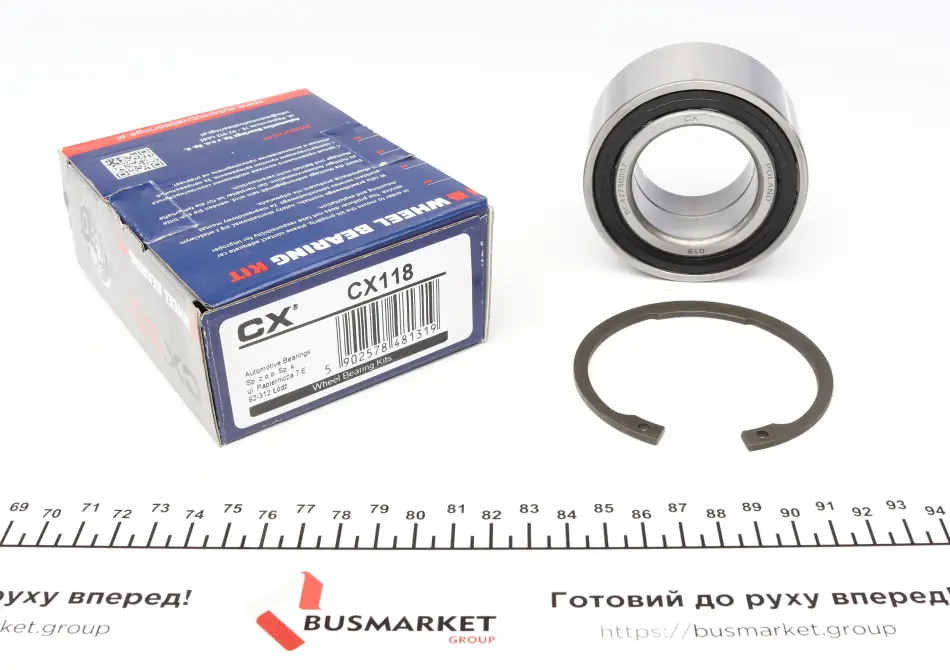 Підшипник маточини (задньої) BMW 3 (E36/E46) 98-05 (42x75x37) CX CX 118 (фото 1)