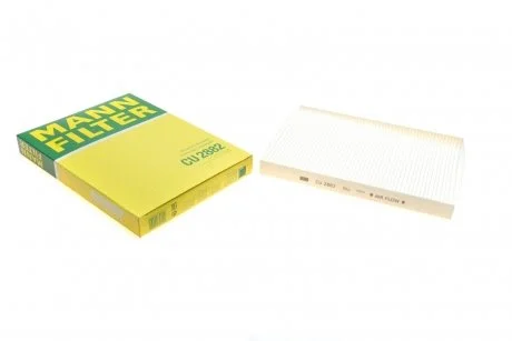 Фільтр салону Skoda Octavia 96-10 (-AC)/SuperB 01-08/VW Caddy 95-04/Passat 00-05/Polo 94-12 MANN CU 2882