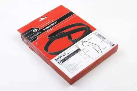 Ремінь ГРМ VW Golf IV/VW Passat/Audi 1.8/2.0 96- Gates 5491XS