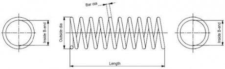 Пружина MONROE SP3491