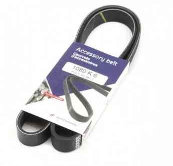 Ремінь генератора 6PK1078 Citroen/Peugeot 1.8/2.0i 94- 1080 K 6 HUTCHINSON 1080K6