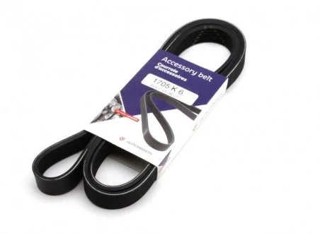 Ремінь генератора 6PK1708 Jumper 1.9TD 94>02 ALT, PS, AC 1705 K 6 HUTCHINSON 1705K6