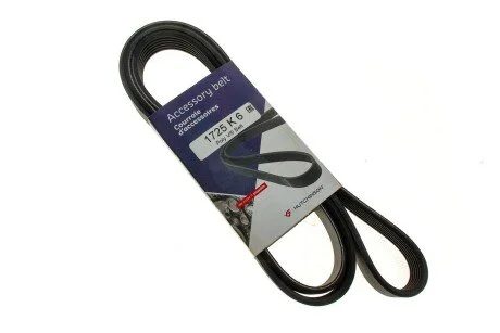Ремінь генератора Opel Astra/Omega/Vectra 1.6-2.2 86-03 1725 K 6 HUTCHINSON 1725K6