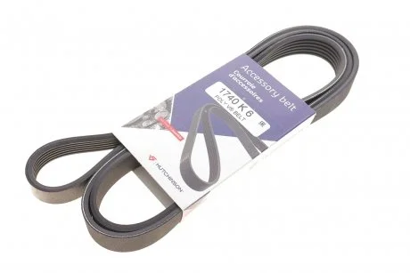 Ремінь генератора Peugeot Expert/Citroen Jumpy 1.9D/TD 96-/2.0HDI 00- (6PK1740) HUTCHINSON 1740K6