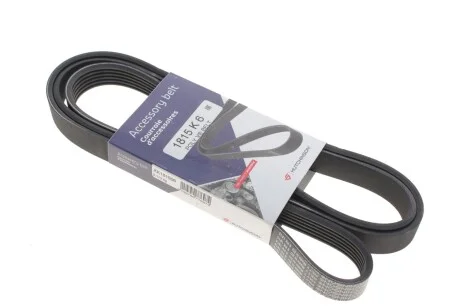 Ремінь генератора Fiat Doblo 1.9D/JTD 01-/Renault Laguna 1.6 01-07 (+AC) (6PK1815) HUTCHINSON 1815K6