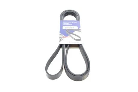 Ремень генератора Mitsubishi Lancer/Outlander 1.8-2.4 09-/Peugeot 4008 2.0AWC 12- (6PK2200) HUTCHINSON 2200K6