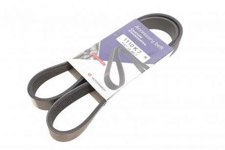 Ремінь генератора Renault Master/Opel Movano 2.5CDTI/dCi 06- (7PK1110) HUTCHINSON 1110K7