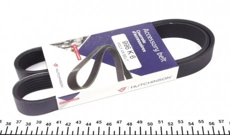 Ремінь генератора (поліклиновий) 996 K 6 HUTCHINSON 996K6