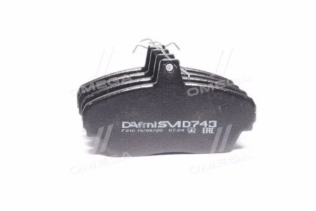 Колодка тормозная 3302 перед. (к-т 4 шт) Dafmi DAFMI D443SM