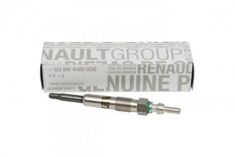 Свічка розжарювання 1.5/1.9 dCi Trafic/Kangoo/Clio 01-/Logan 07-/Megane/Laguna 97- RENAULT 8200490950