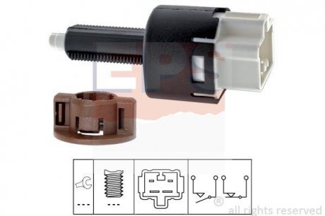 Датчик стоп-сигналу Mitsubischi Galant 2.0-2.5 96-04/Outlander 2.0-3.0 06-12/Lancer 1.8-2.0 08-/ Peugeot 4007 2.2HDI 2.4 16V 07-/4008 1.6-1.8HDI 12- EPS 1.810.177