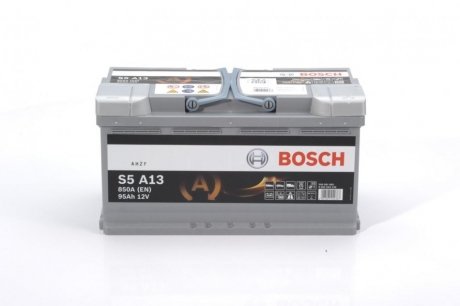Аккумуляторная батарея 95Ah/850A (353x175x190/+R/B13) (Start-Stop AGM) BOSCH 0 092 S5A 130 (фото 1)