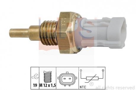 Датчик температури охол. рідини Fiat Sedici 1.6 06-/ Suzuki Grand Vitara II 1.6-2.4 05- EPS 1.830.351