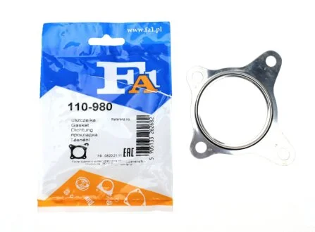 Прокладка труби вихлопної VW Golf VI/Passat 1.4 TSI 07-16 Fischer Automotive One (FA1) 110-980
