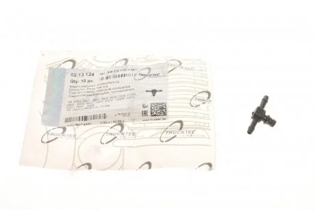 Штуцер шланга слива Т-образный (пласт.) TRUCKTEC 02.13.124