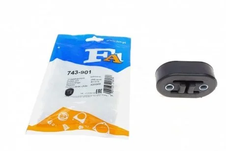 Гумка глушника Hyundai Santa Fe/Tucson2.0/2.2/2.7 CRDi 00-15/Kia Sorento 2.2 CRDi/GDI 09- Fischer Automotive One (FA1) 743-901