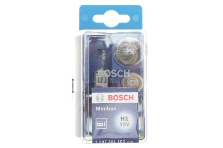 Комплект лампочок H1 12V (MiniBox) BOSCH 1 987 301 102