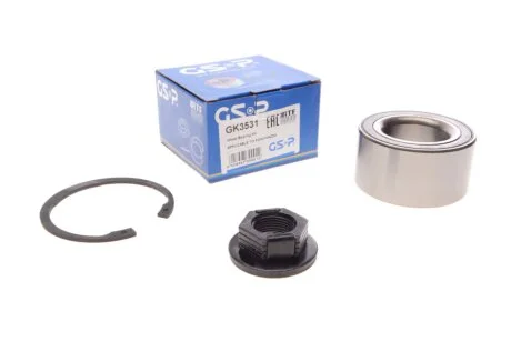 Подшипник ступицы (передней) Ford Fiesta -08 (+ABS) (39x72.04x37) GSP GK3531